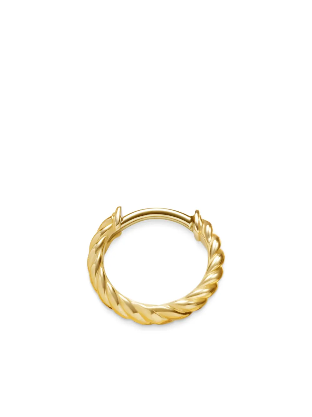  David Yurman 18kt Sculpted Cable Micro Gelbgoldcreolen (10,7mm) 