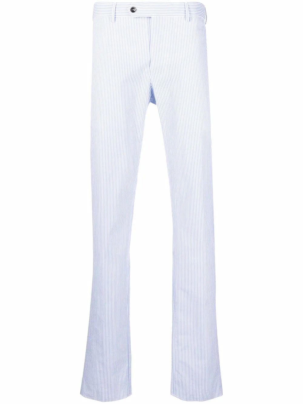 

Pt01 pantalones rectos con motivo de rayas - Azul