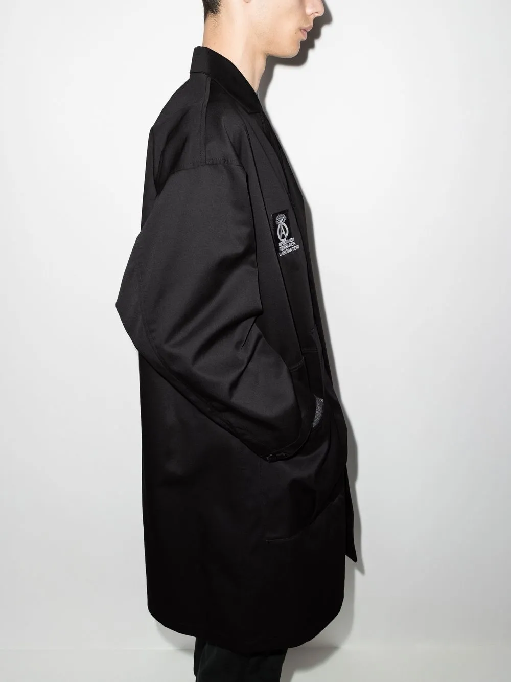 Shop Neighborhood X Dickies Shirt Jacket In Black