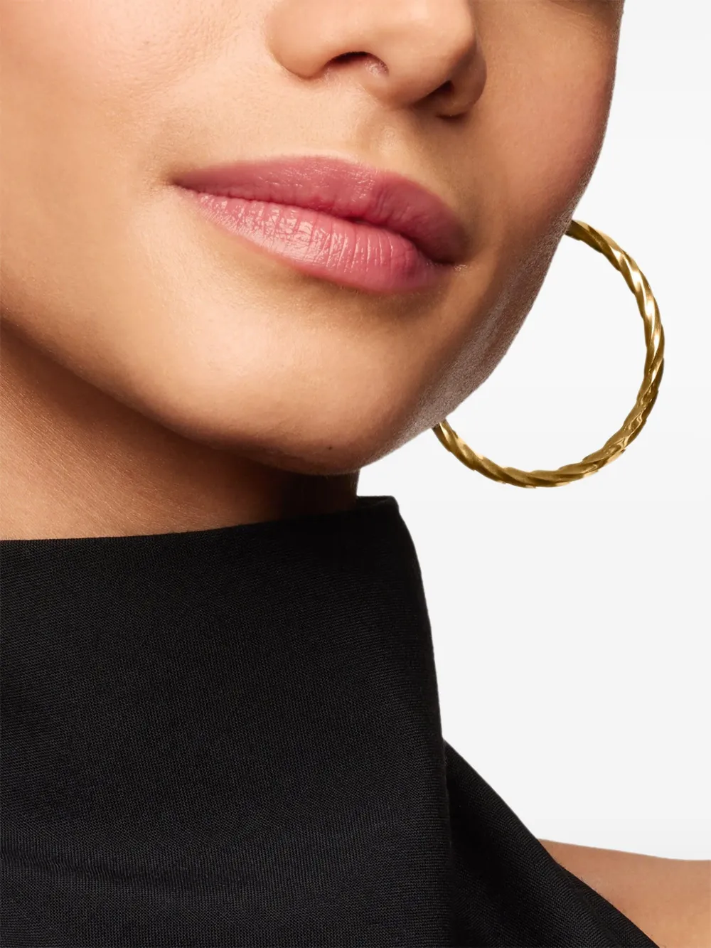 David Yurman arracadas Cable Edge en oro amarillo de 18kt | Image 2