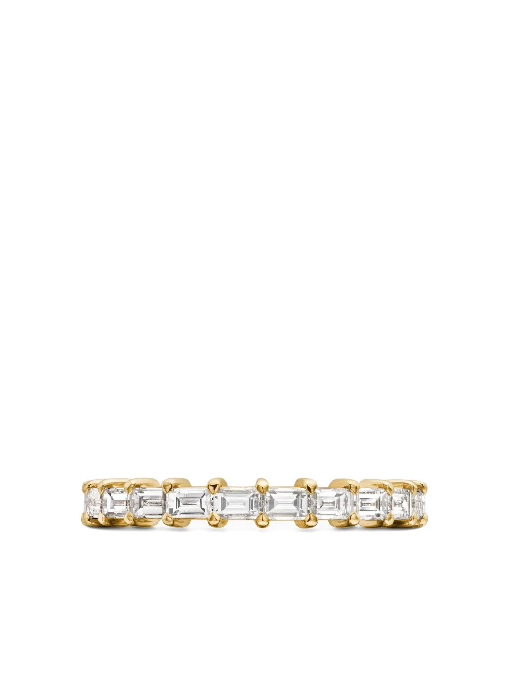 David Yurman DY Eden Partway ダイヤモンド リング 2mm 18Kイエローゴールド - ゴールドトーン David Yurman DY Eden Partway ダイヤモンド リング 2mm 18Kイエローゴールド - ゴールドトーン
