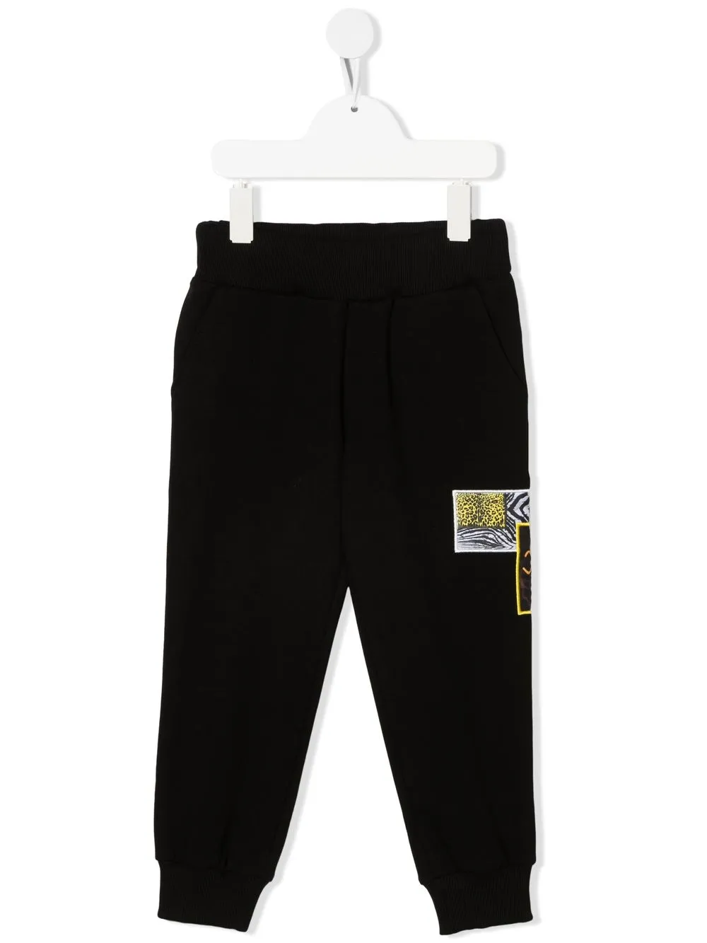 

Roberto Cavalli Junior pants con apliques - Negro