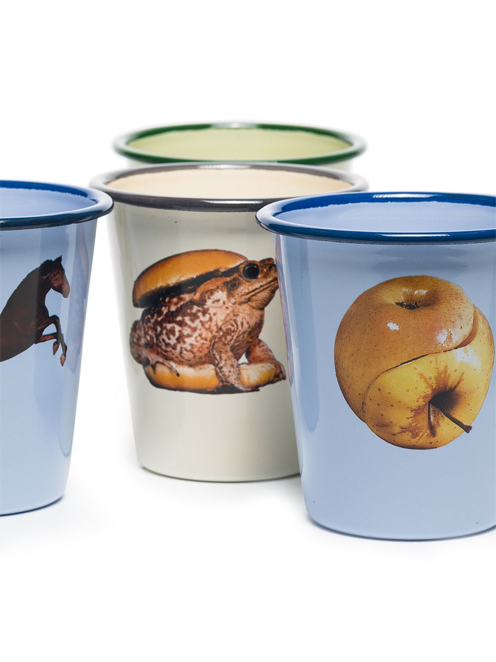 фото Seletti toiletpaper enamel glasses (set of 6)