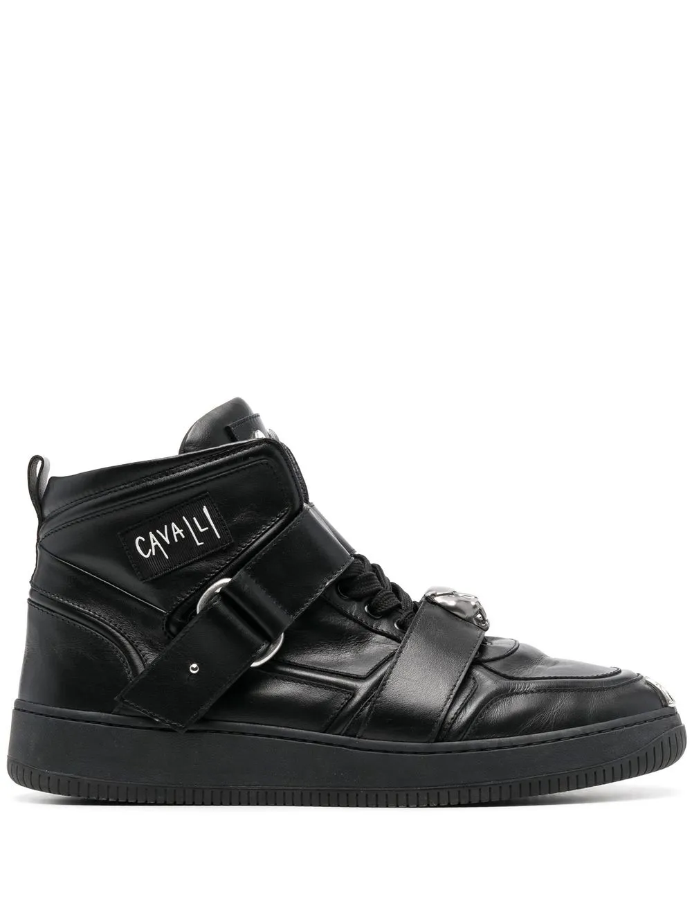 Panther Head-plaque high-top sneakers