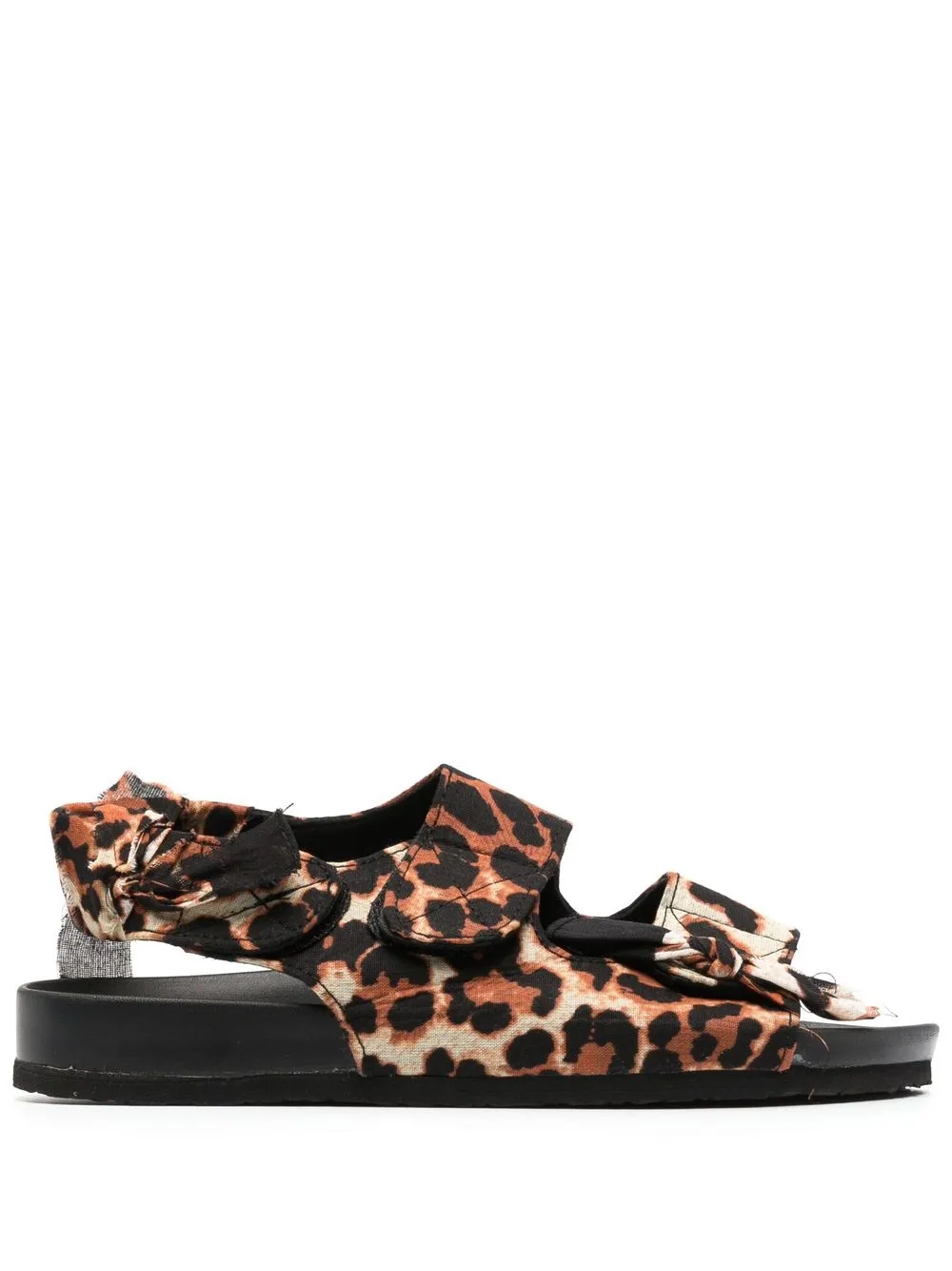 

Arizona Love leopard-print caged sandals - Neutrals