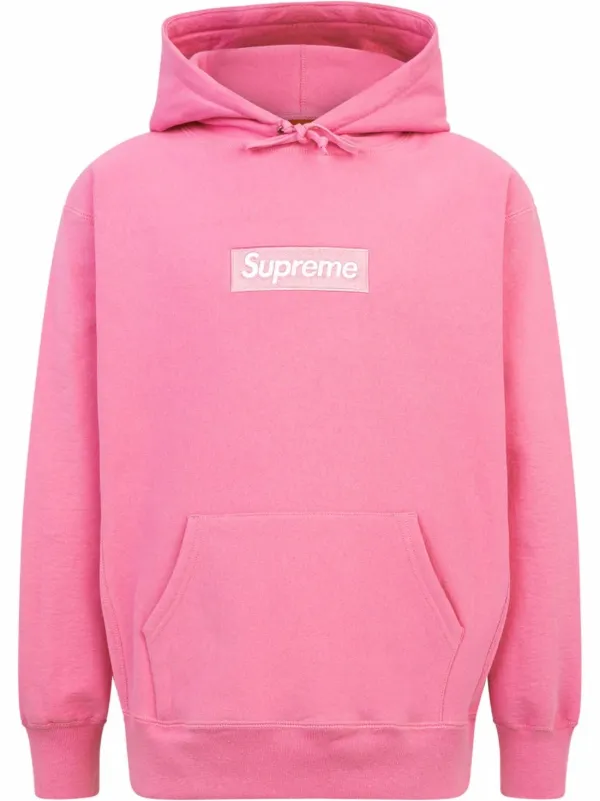 Box Logo drawstring hoodie