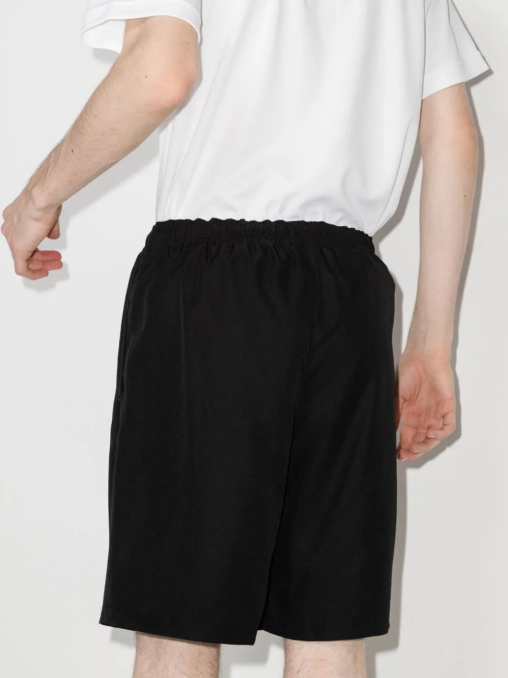  Lacoste Joggingshorts Mit Logo Patch   Schwarz 