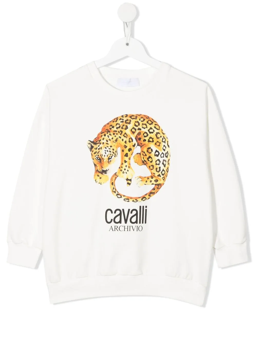 

Roberto Cavalli Junior sudadera Archivio - Blanco