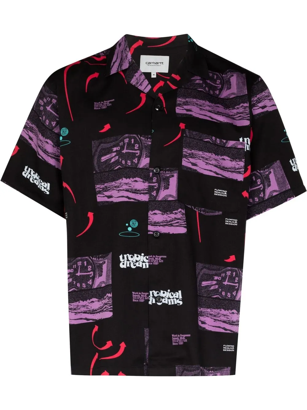 

Carhartt WIP camisa Dreams de manga corta - Negro