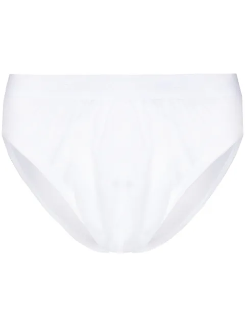Zimmerli logo-waistband cotton briefs