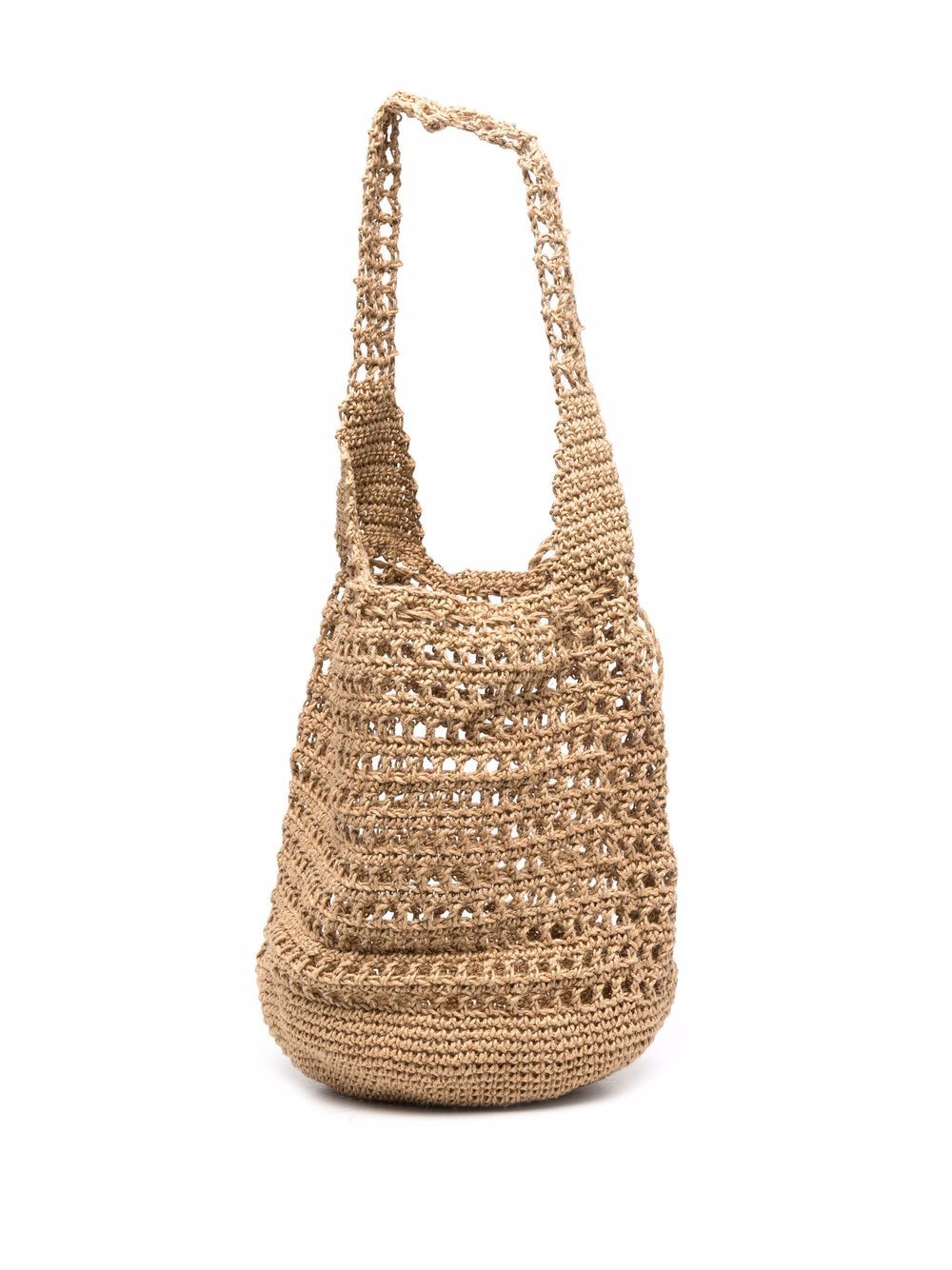 фото Nannacay kaia raffia-woven tote bag