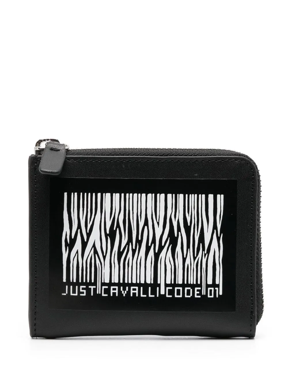 Just Cavalli logo-barcode Zip Wallet - Farfetch