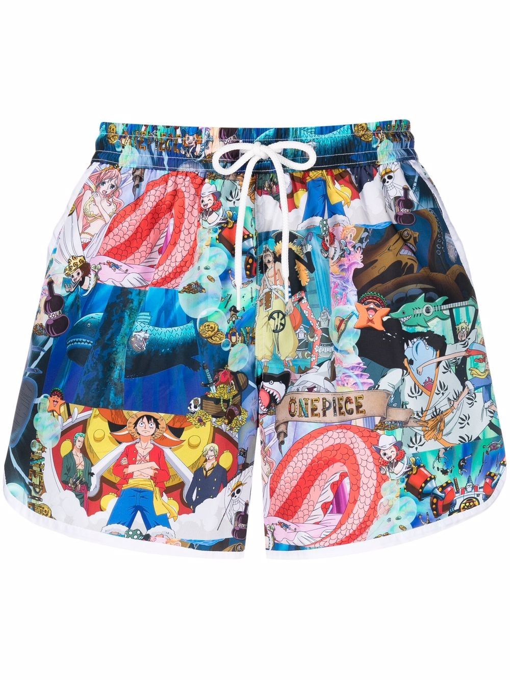 

Gcds graphic-print swim shorts - Blue