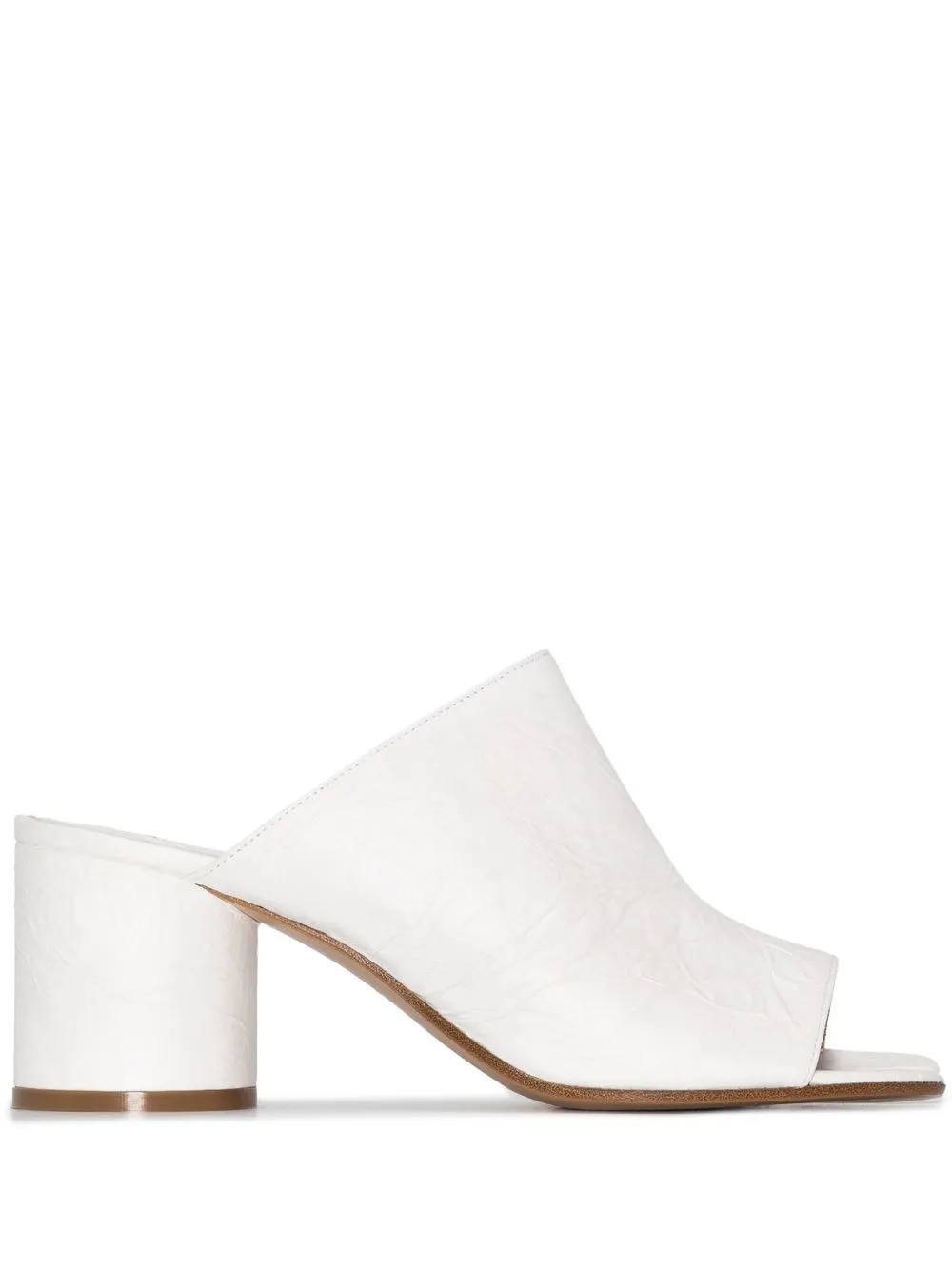 Maison Margiela 50mm Vegan Split-toe Mule Sandals In Breeze
