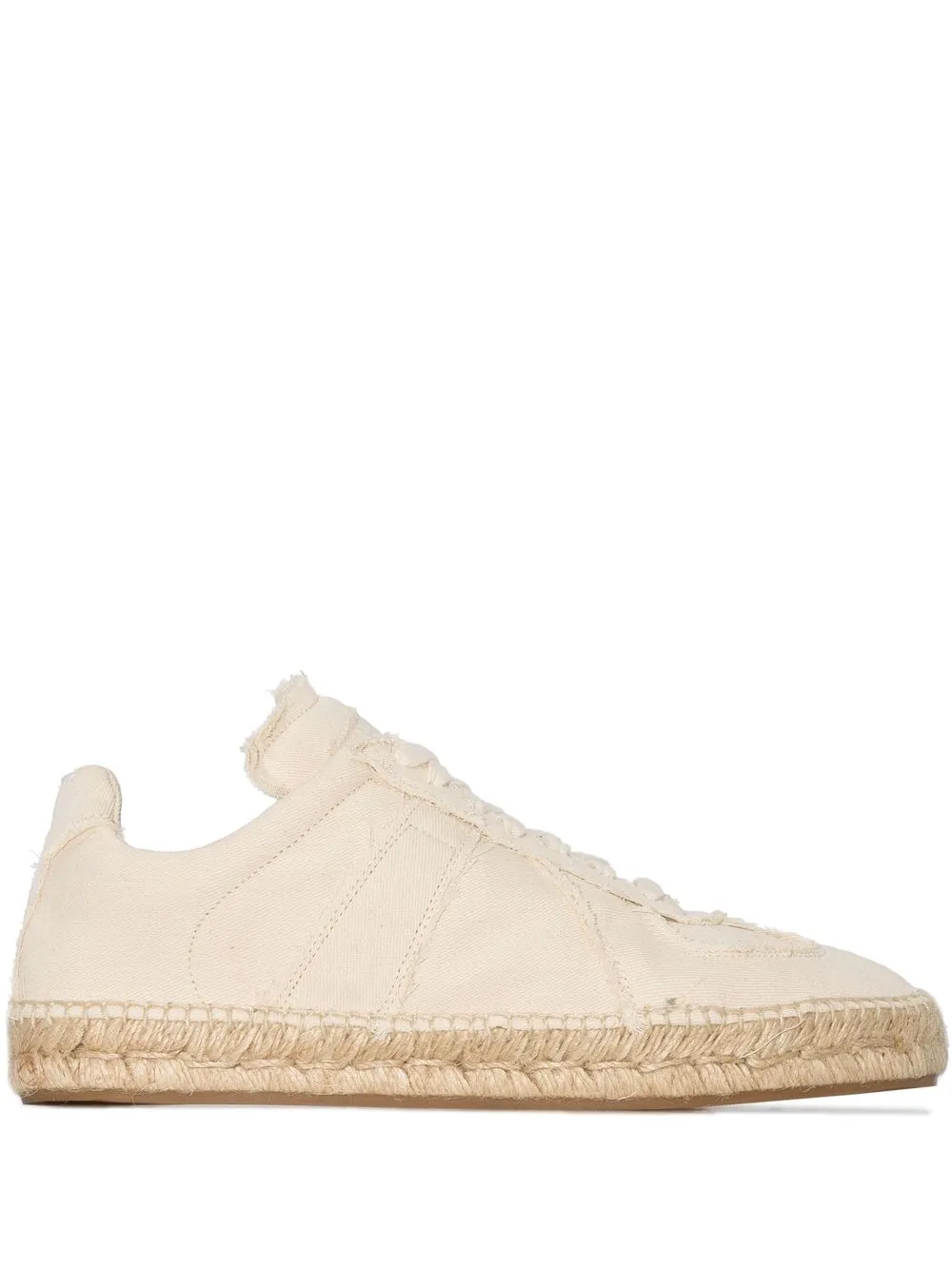 MAISON MARGIELA REPLICA CANVAS ESPADRILLE SNEAKERS