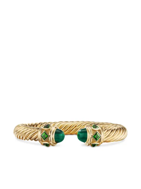 David Yurman 18kt yellow gold Renaissance morganite bracelet