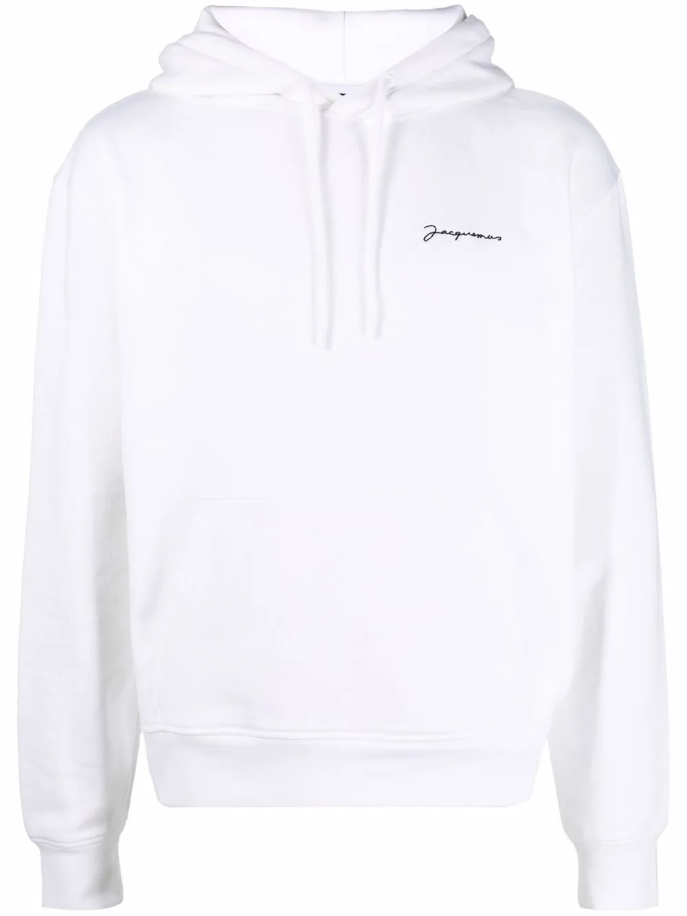 embroidered-logo pullover hoodie 