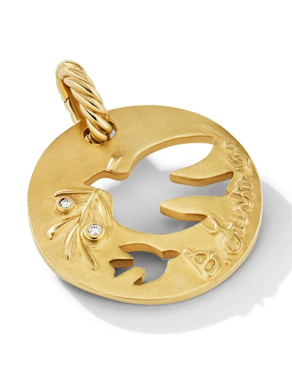 David Yurman 18kt geelgouden hanger