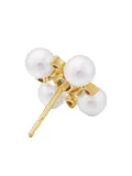 David Yurman 18kt yellow gold Renaissance pearl and diamond stud earrings (16.5mm)