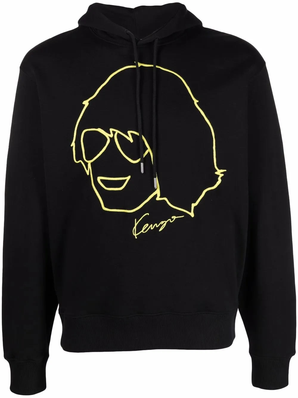 

Kenzo hoodie con diseño bordado - Negro