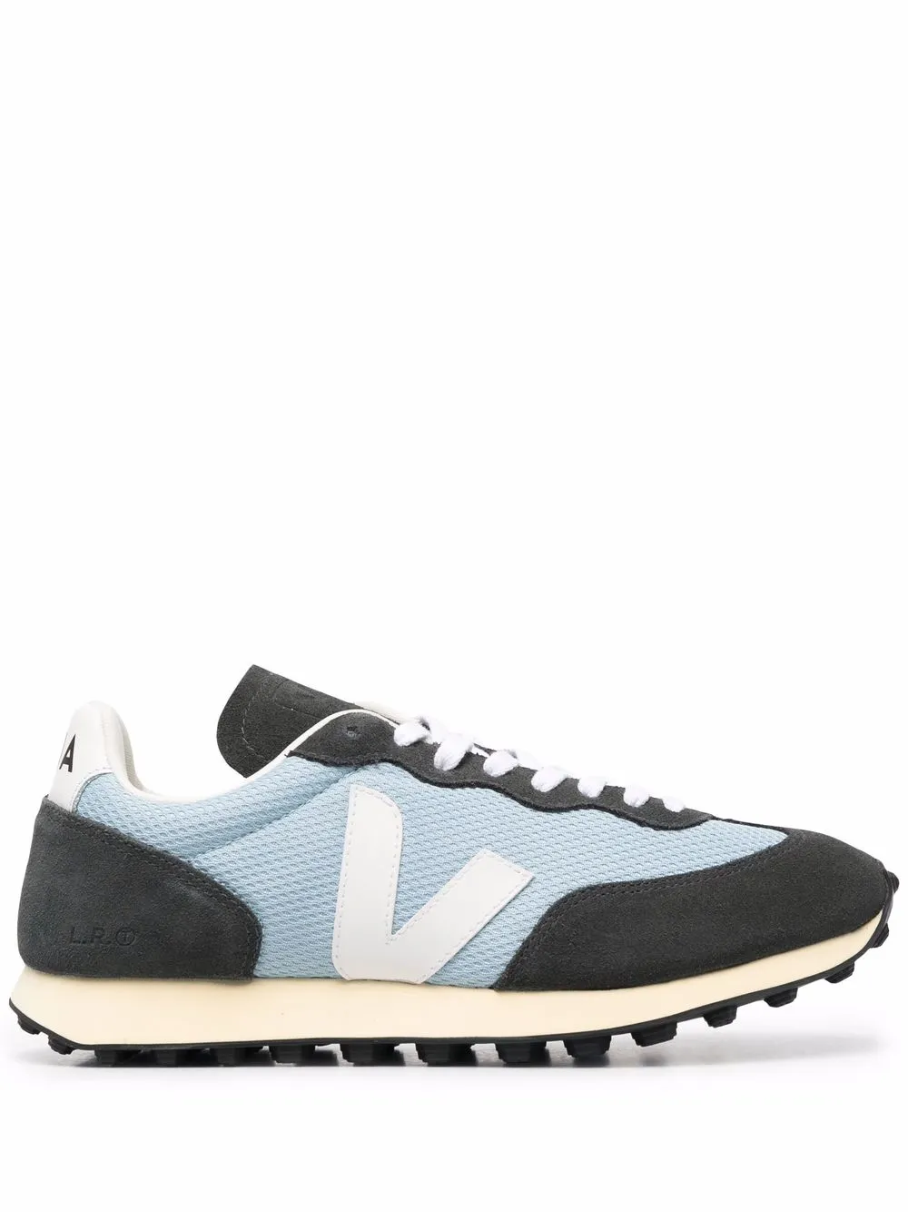

VEJA tenis bajos con parche del logo - Azul