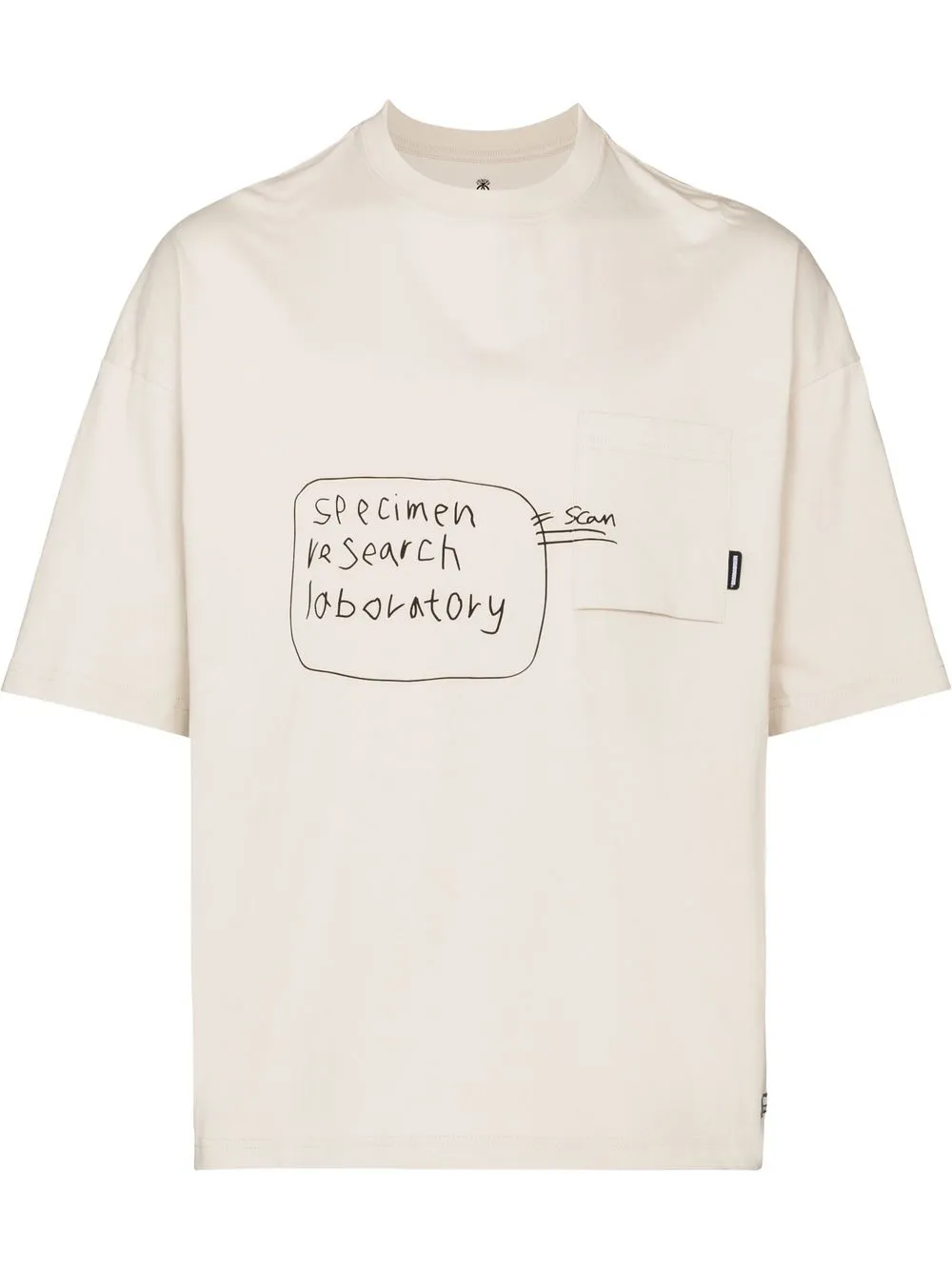 

Neighborhood Sheltech 2-print T-shirt - Neutrals