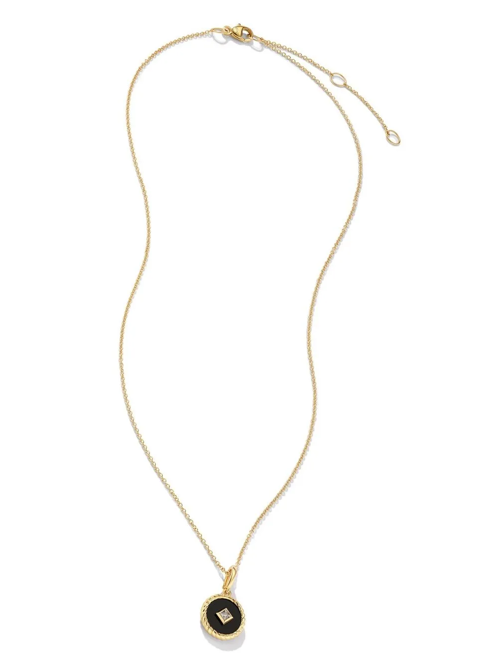 David Yurman 18kt geelgouden halsketting