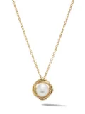 David Yurman 18kt yellow gold Infinity pearl necklace (10mm)