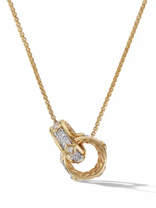 Modern diamond pendant deals