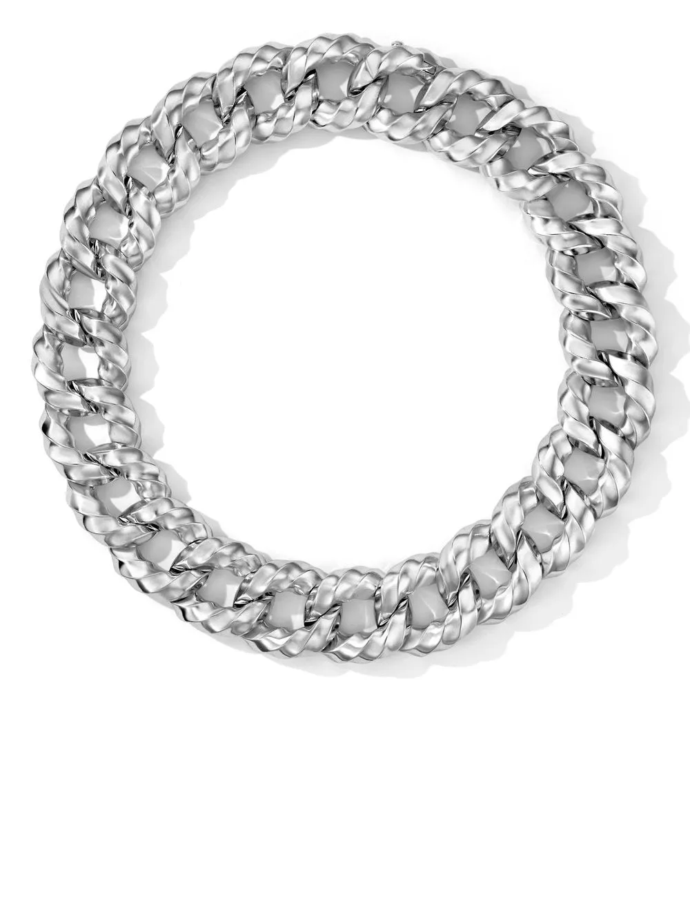 Image 2 of David Yurman 23mm Cable Edge curb chain necklace