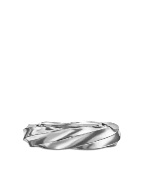 David Yurman sterling silver Cable Edge band ring