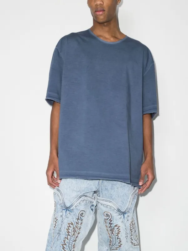 Maison Margiela オーバーサイズ Tシャツ - Farfetch 工場は直販 MAISON MARGIELA オーバーサイズ カットオフTシャツ Tシャツ/カットソー(半袖/袖なし)