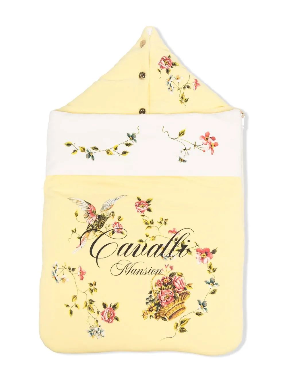 

Roberto Cavalli Junior manta con estampado floral - Amarillo