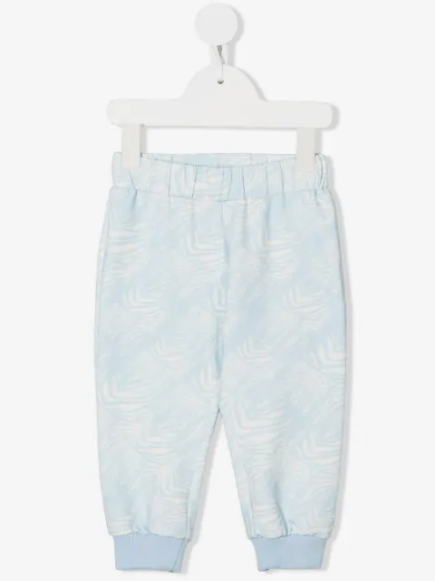 Roberto Cavalli Junior animal pattern track pants