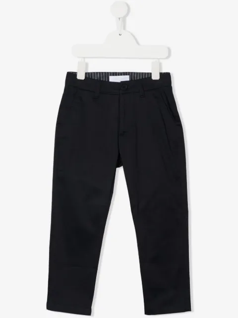 Roberto Cavalli Junior 스트레치 스트레이트 치노 팬츠