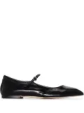 Aeyde square toe ballerina shoes - Black