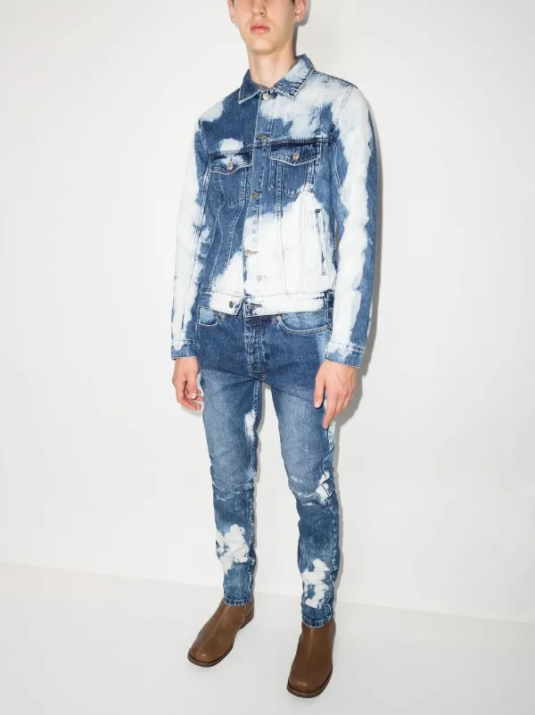Ksubi sky-print Denim Jacket - Farfetch