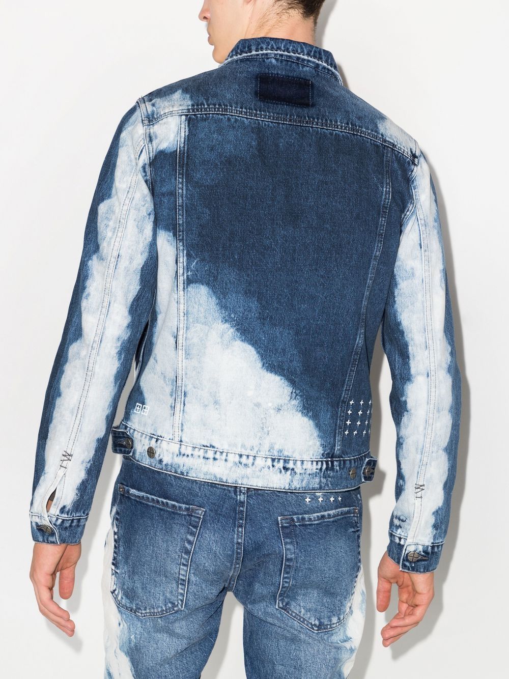 Ksubi sky-print Denim Jacket - Farfetch