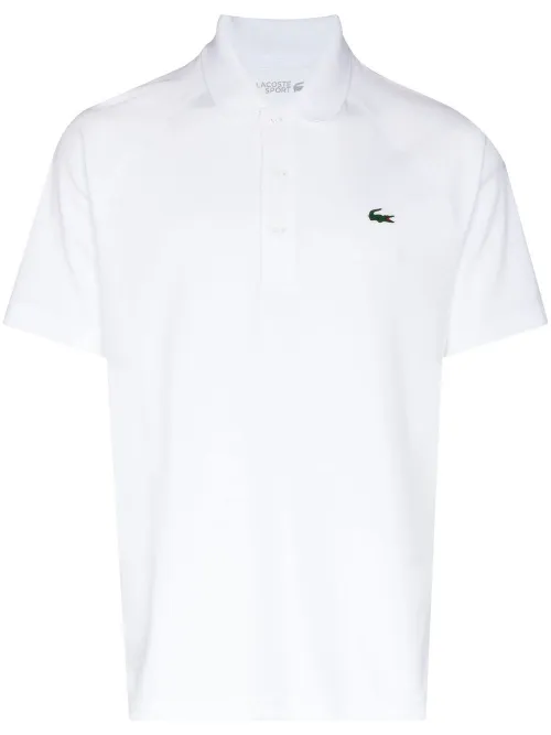 Lacoste polo à patch logo - Blanc - Lacoste - Modalova