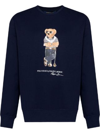 Polo Ralph Lauren Polo Bear Crew Neck Sweatshirt - Farfetch
