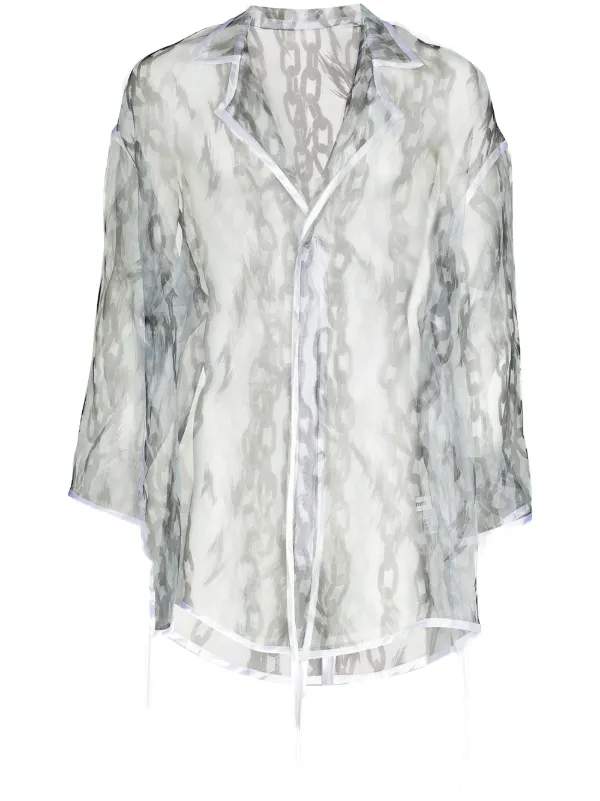 camisa translucida