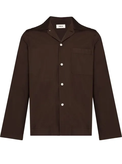 TEKLA long-sleeve pyjama shirt