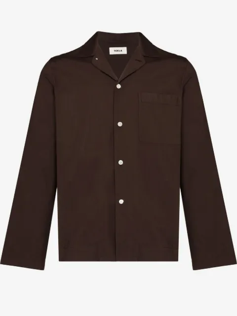 TEKLA long-sleeve pyjama shirt