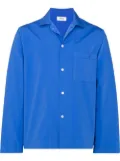 TEKLA organic cotton pajama shirt - Blue