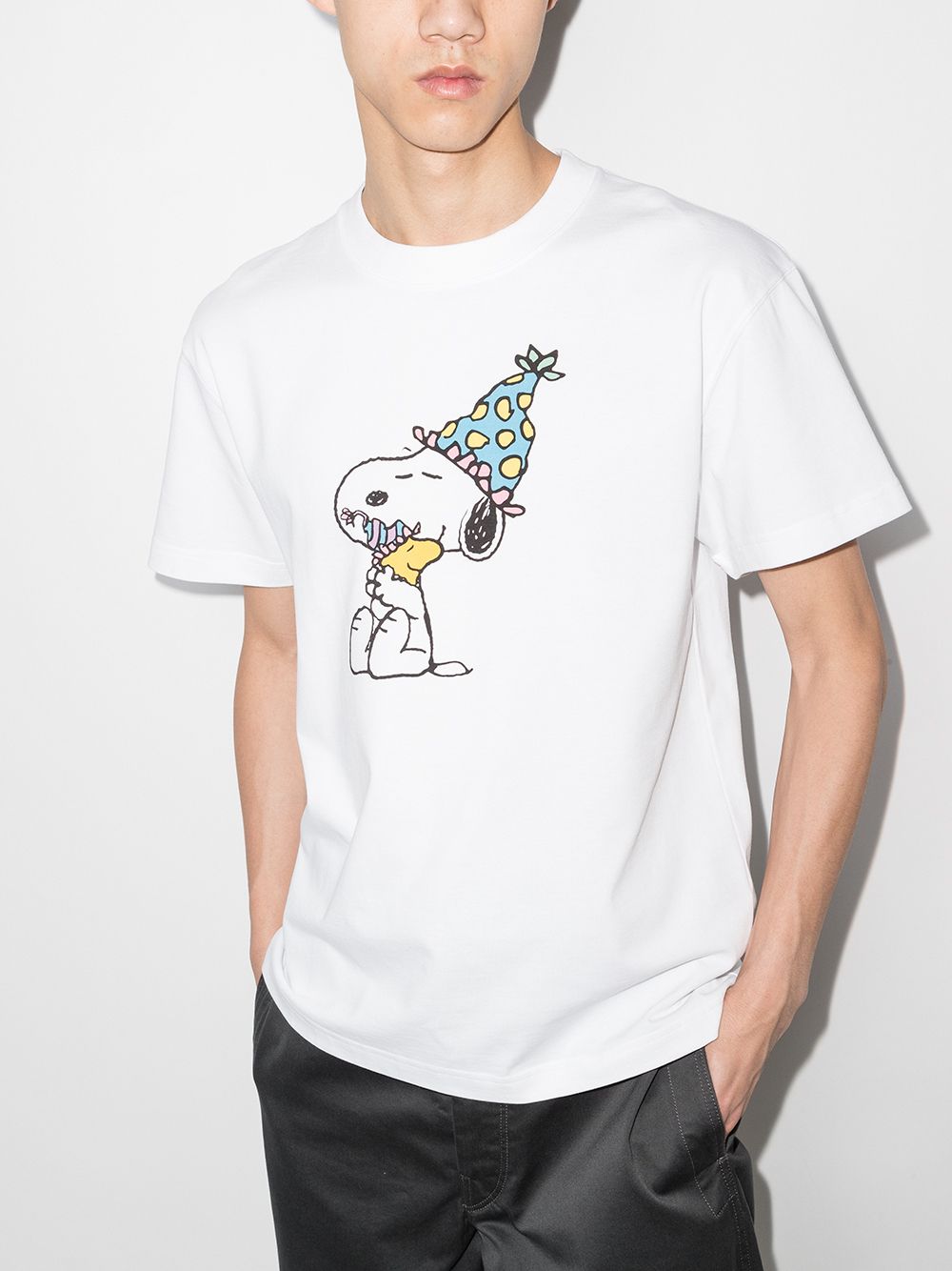 фото Soulland футболка с принтом snoopy из коллаборации с peanuts