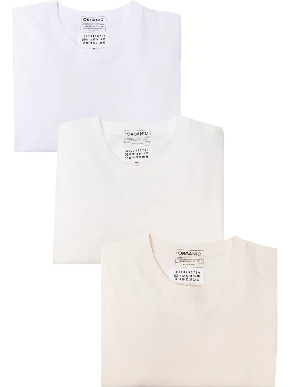 Maison Margiela four-stitch T-shirts (pack of 3) | Smart Closet