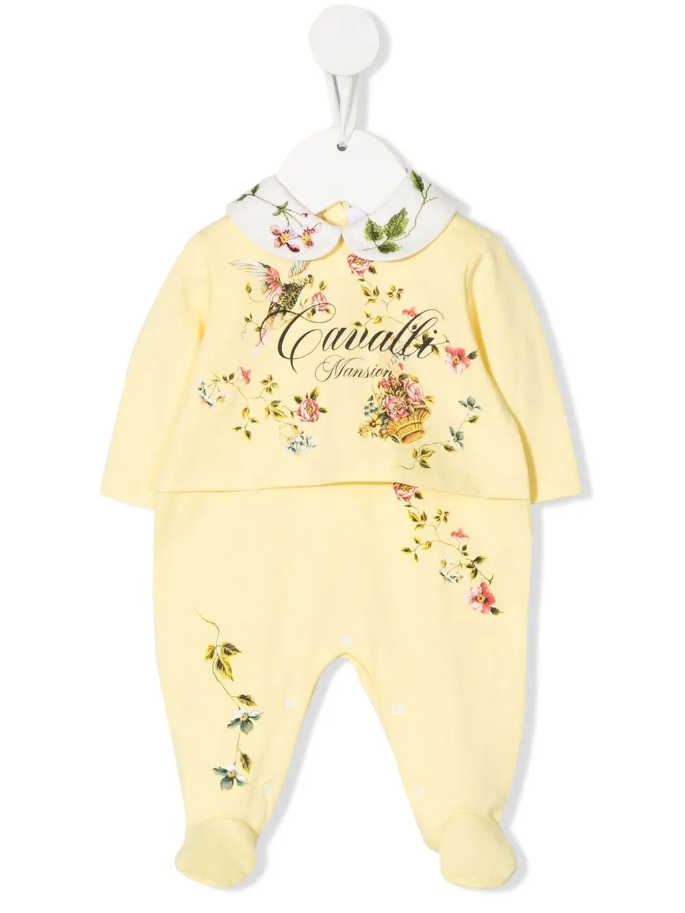 

Roberto Cavalli Junior pijama con estampado floral - Amarillo