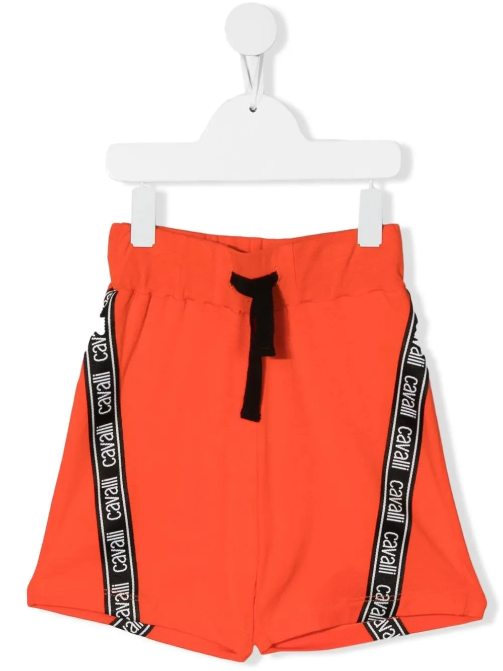 

Roberto Cavalli Junior playera tipo polo con logo bordado - Naranja