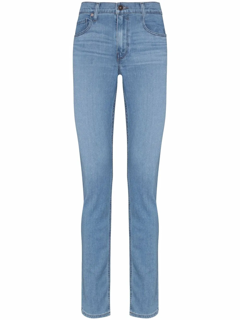 

PAIGE mid-rise straight-leg jeans - Blue