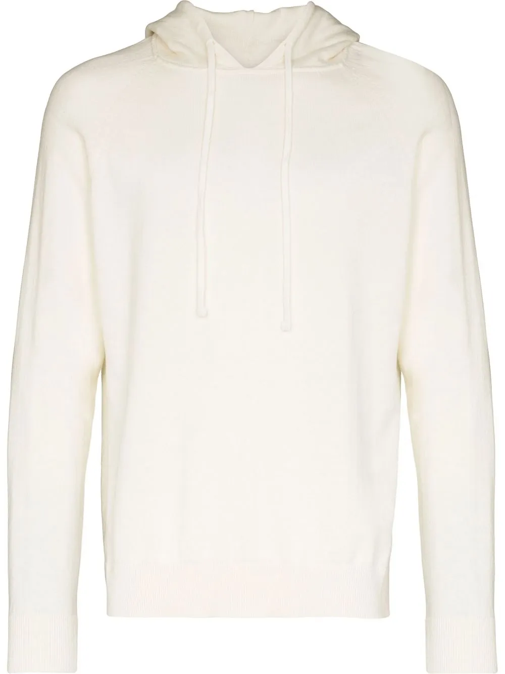 

Frescobol Carioca Davi ribbed-edge knit hoodie - Neutrals